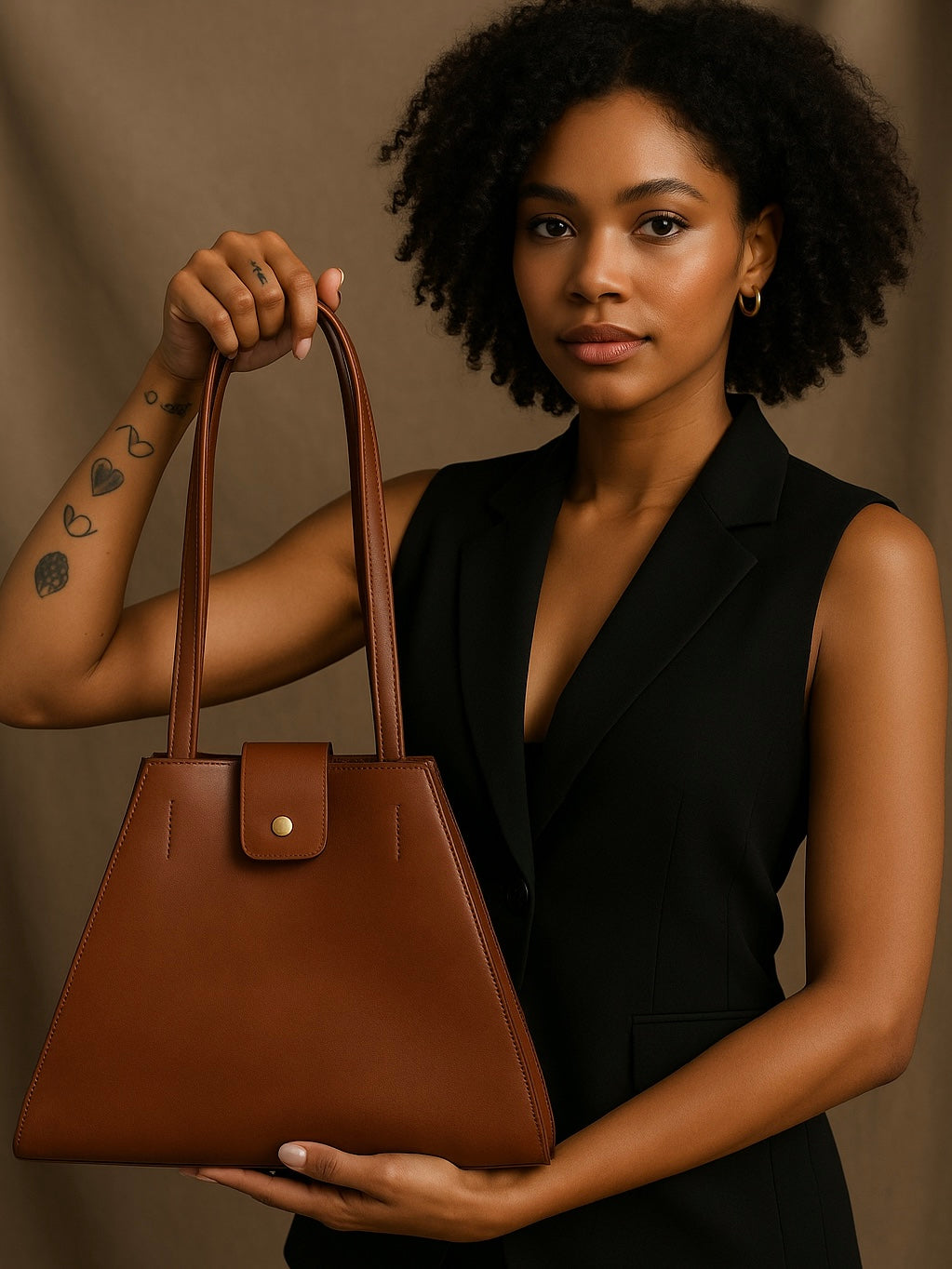 Prism Tote - Tan