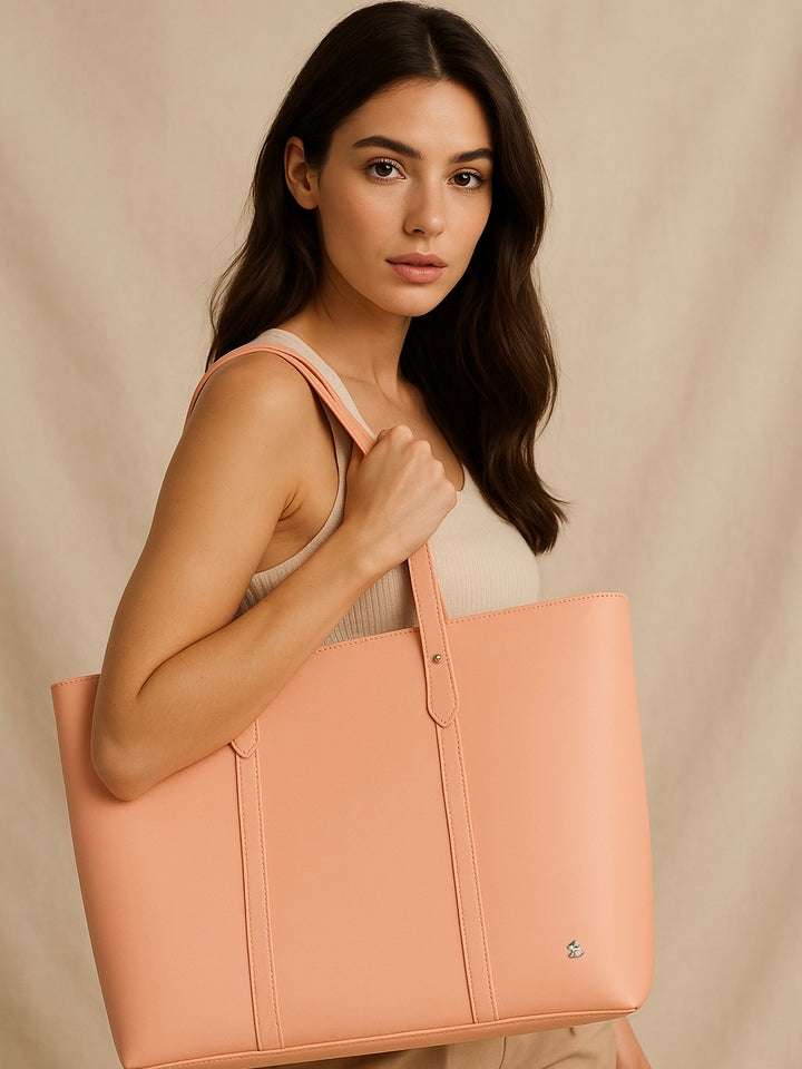 The Everyday Tote - Peach