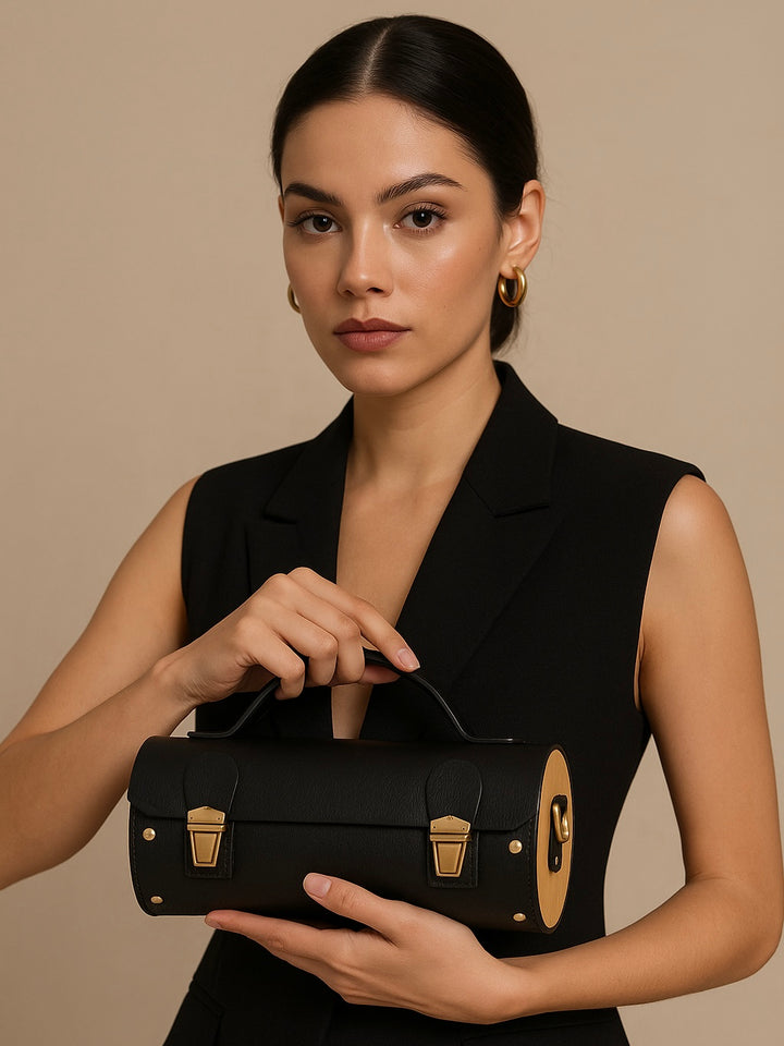Barrel Sling Bag - Black