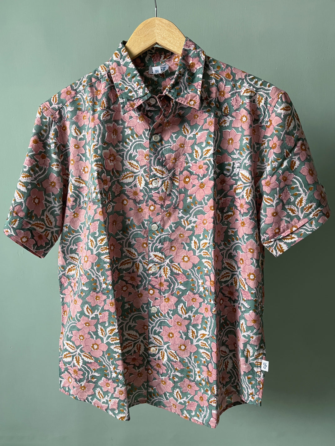 Hand Block Printed Bushirts  No.20