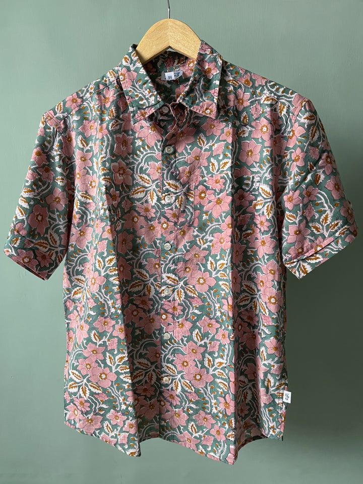 Hand Block Printed Bushirts  No.20