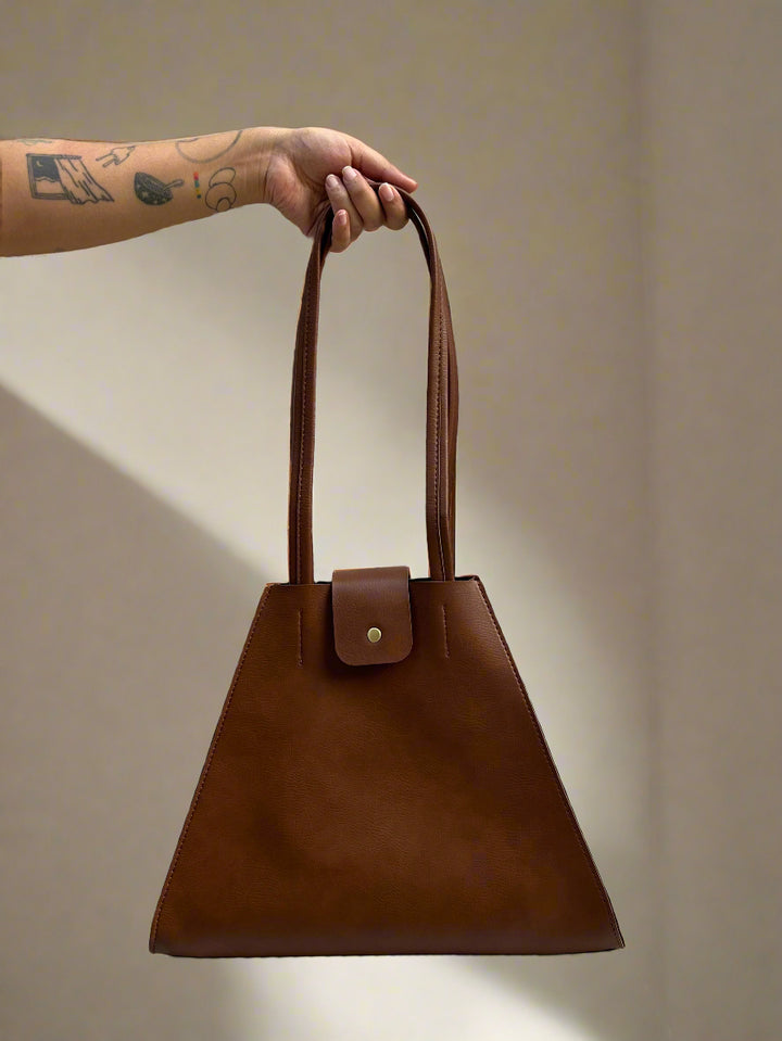 Prism Tote - Tan