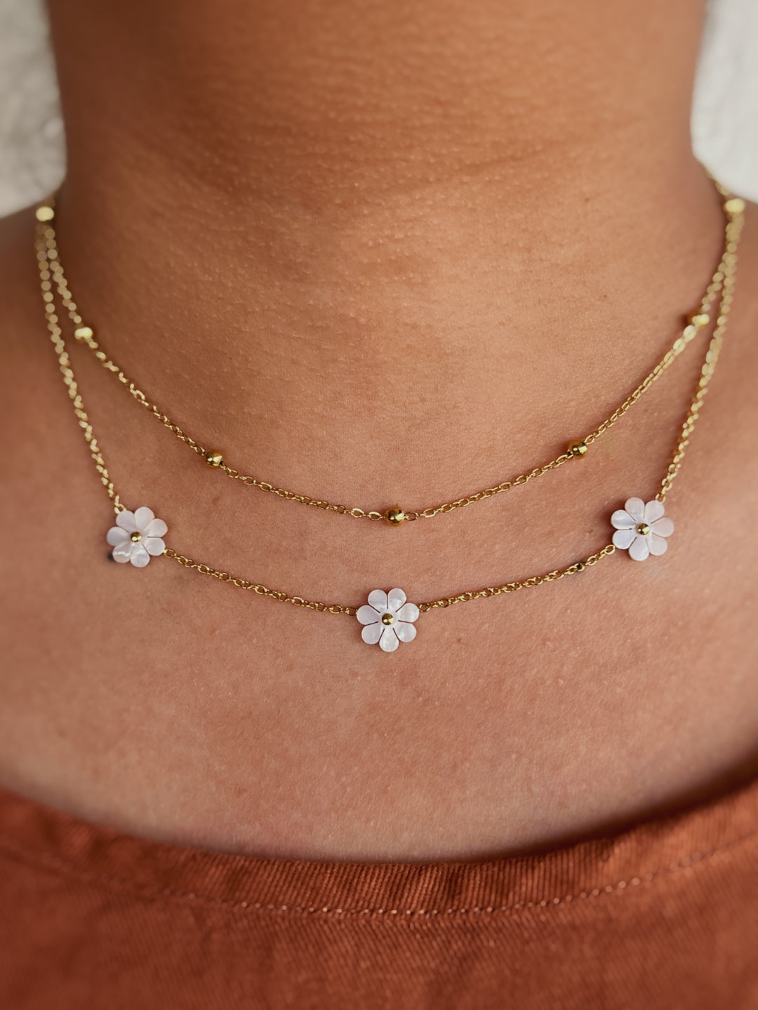 Daisy Layered Necklace