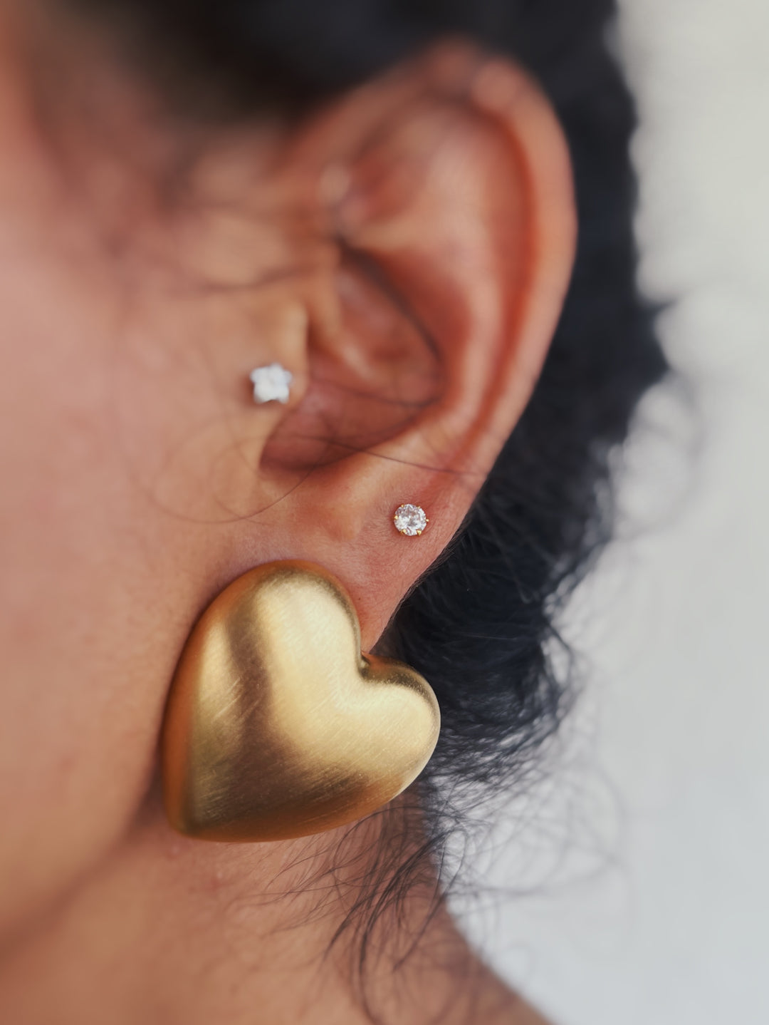 Chunky Heart Earrings