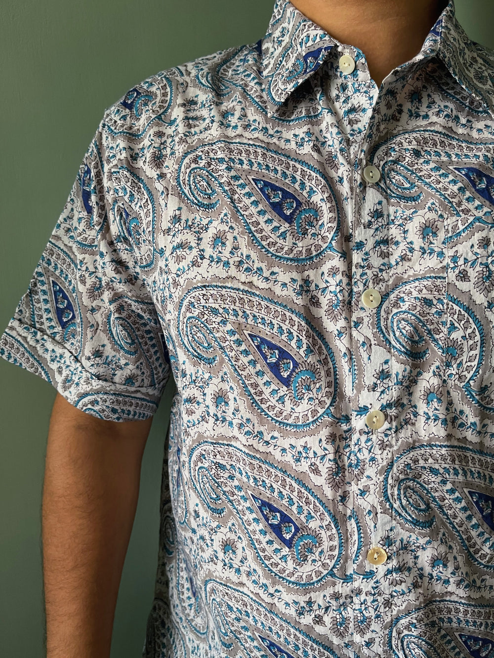 hand block print shirts