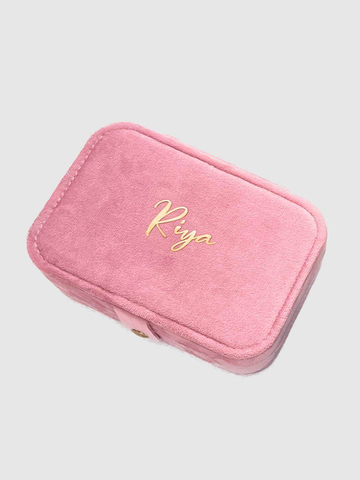 Velvet Jewellery Box 2.0 - Pink