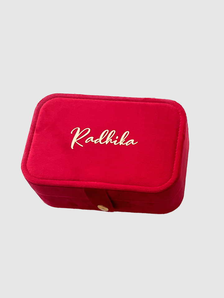 Velvet Jewellery Box 2.0 - Red