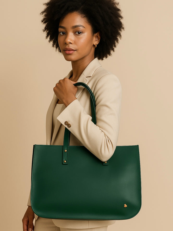 The Basic Tote - Green