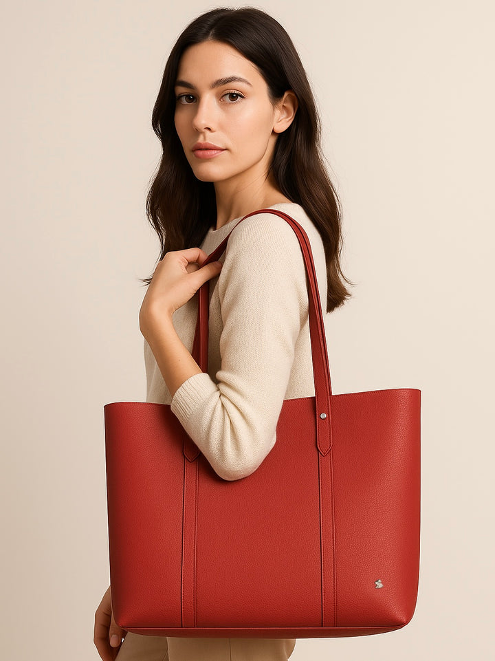 The Everyday Tote - Red