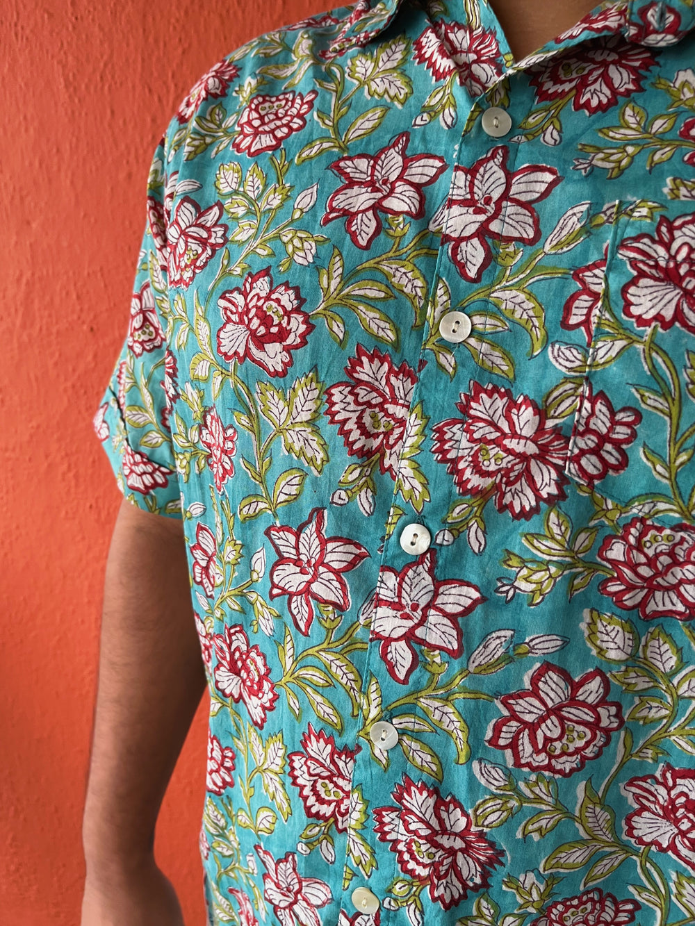 hand block print shirts