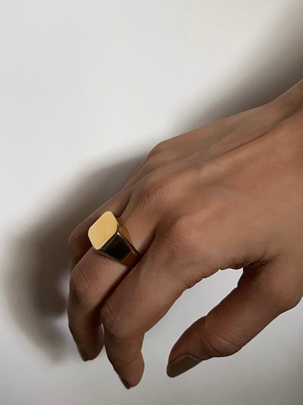 Square Signet Ring Mini