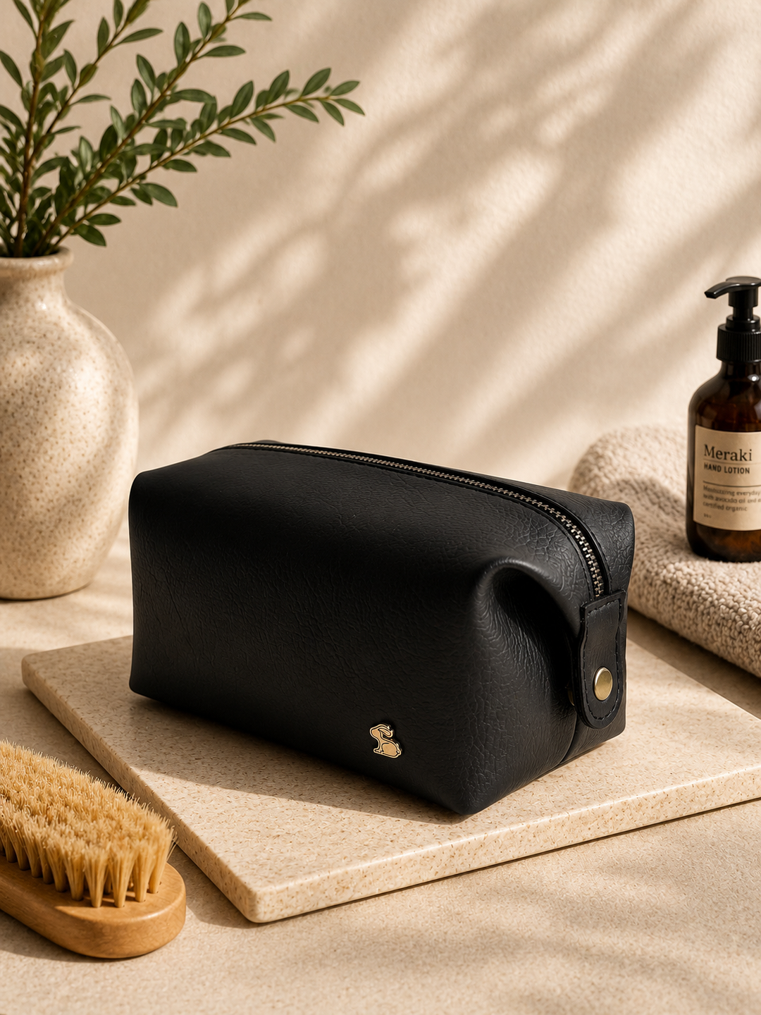 Personalised Travel Pouch - Black