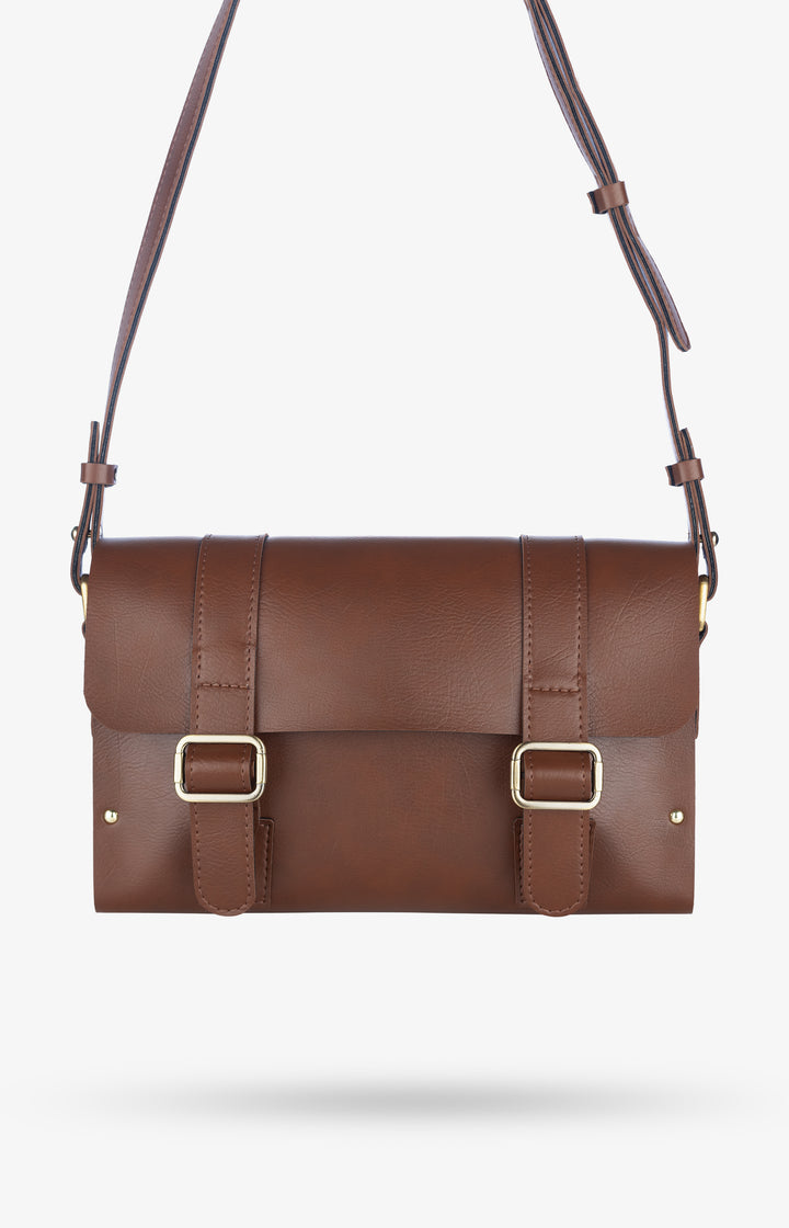 Median Sling Bag - Tan