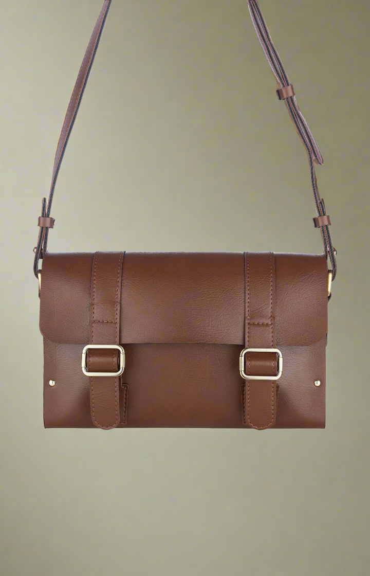 Median Sling Bag - Tan