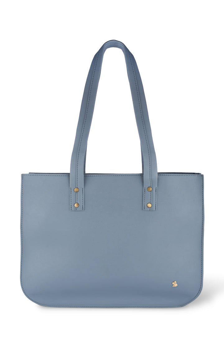 The Basic Tote- Sky Blue