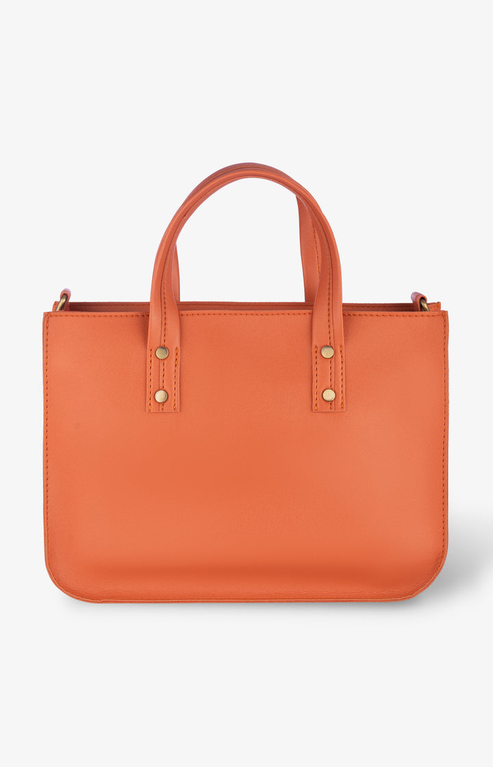 The Basic Tote - Mini - Tangerine