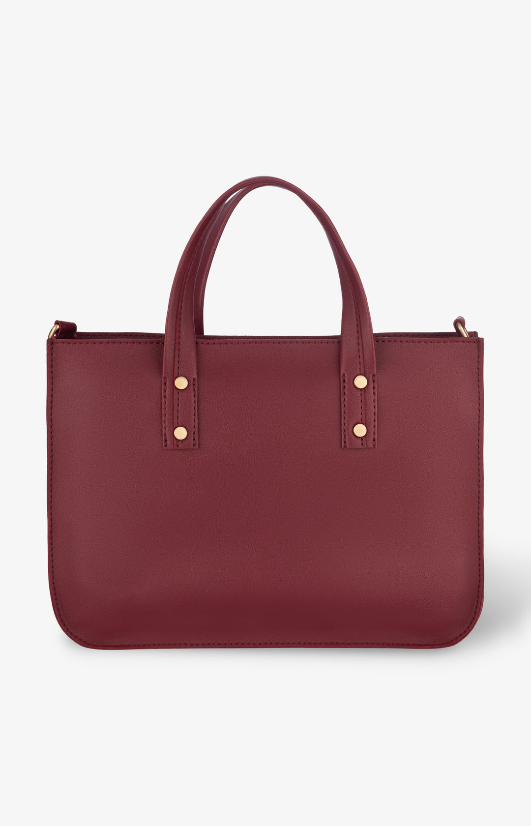 The Basic Tote - Mini - Maroon