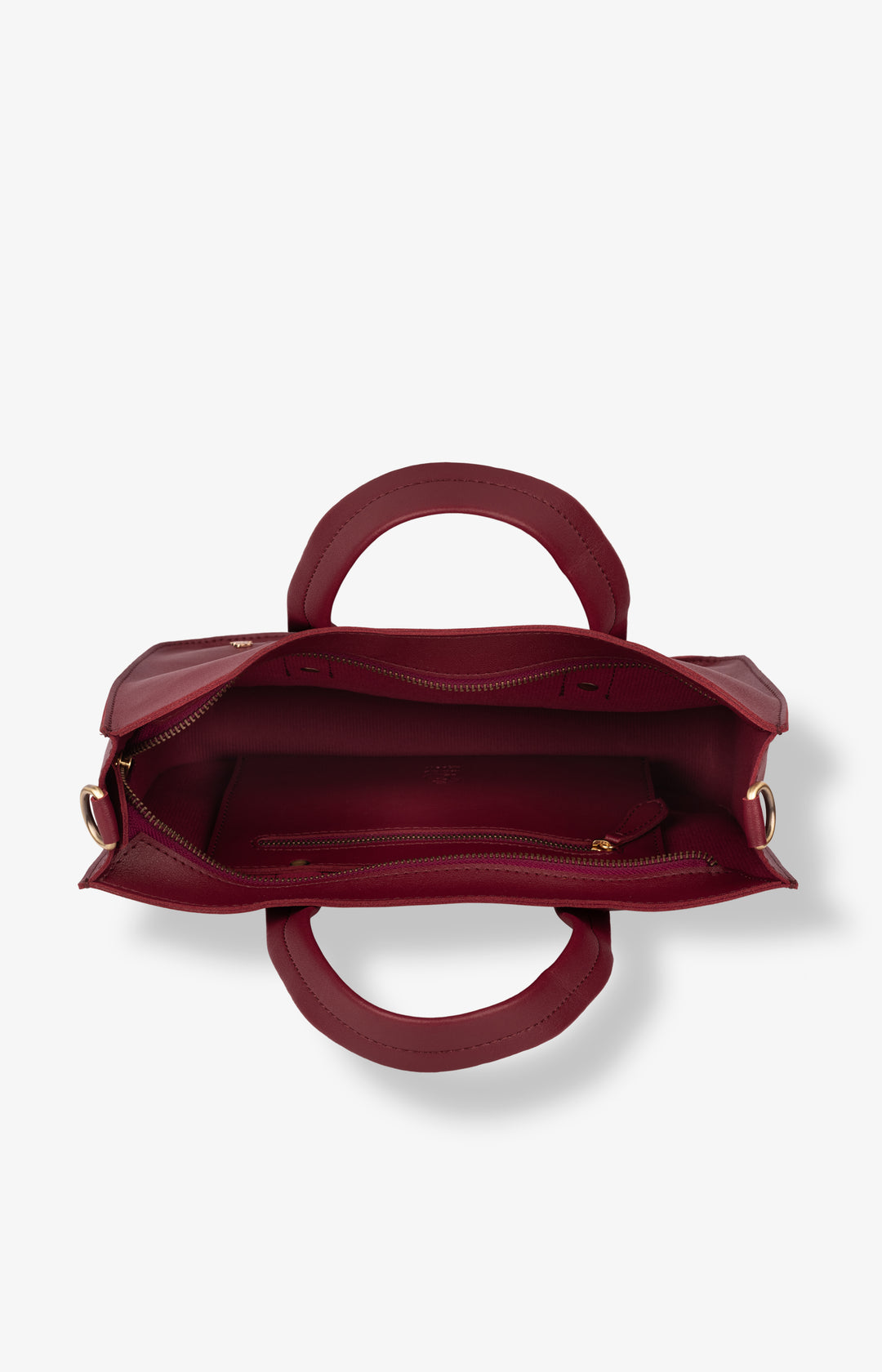 The Basic Tote - Mini - Maroon