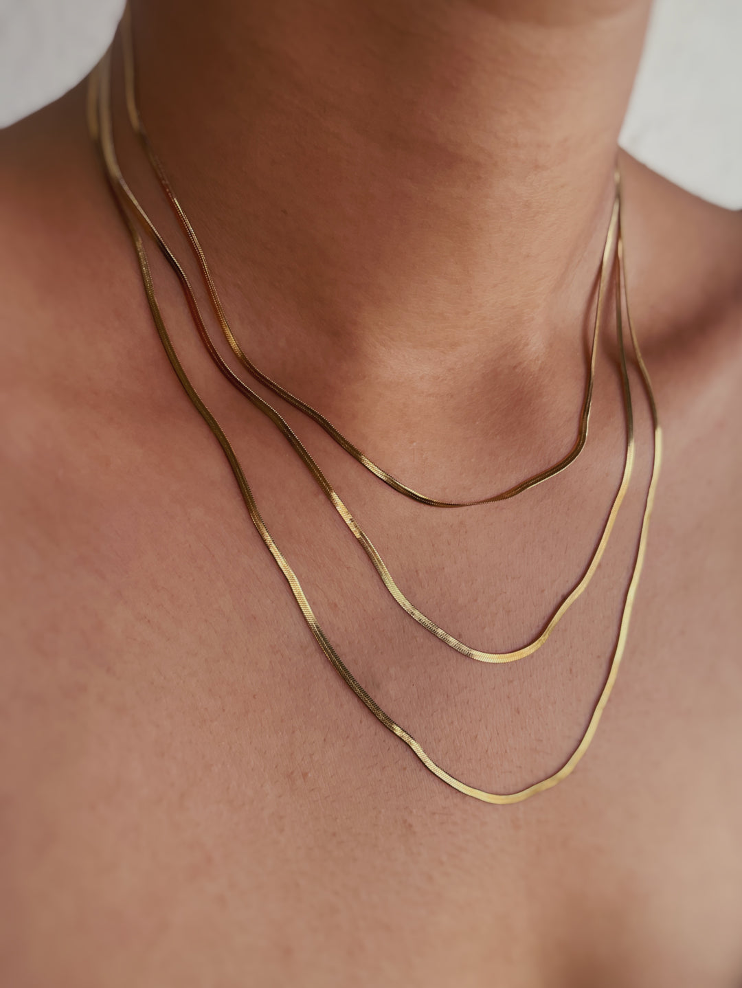 Gold Serpent Layered Necklace