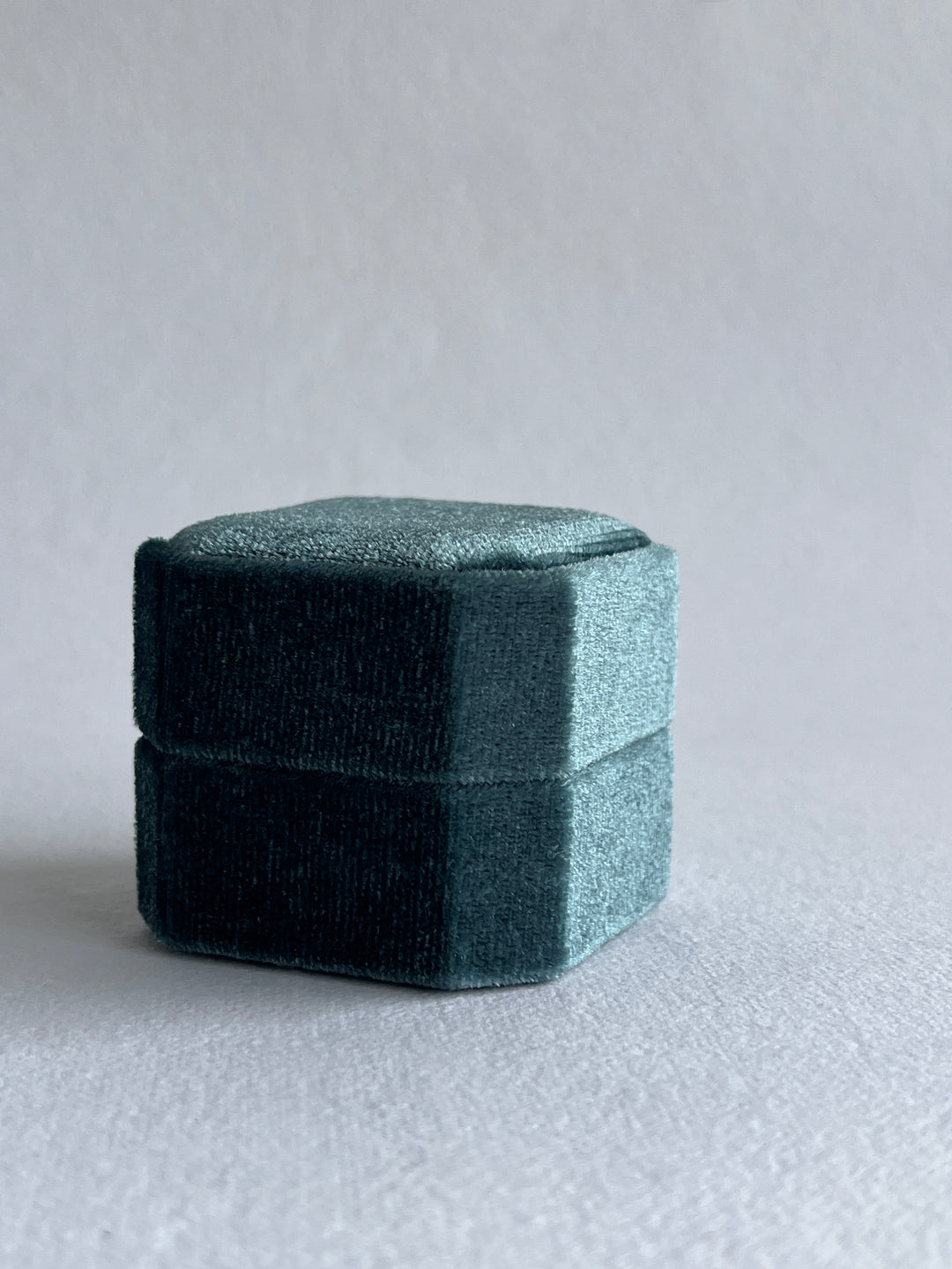 Velvet Ring Box -Teal