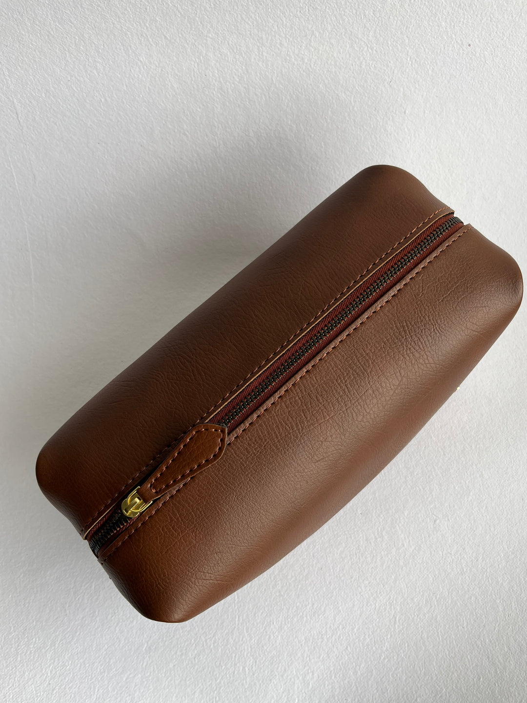 Personalised Travel Pouch - Tan Brown