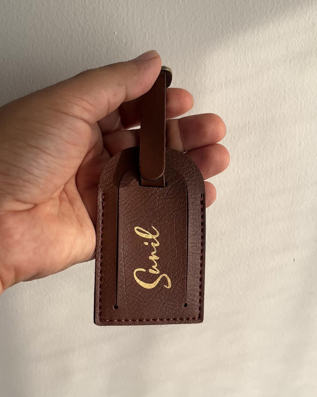 Luggage Tag - Tan