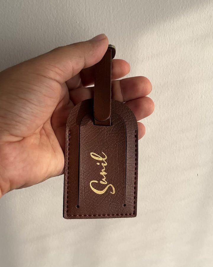 Luggage Tag - Tan