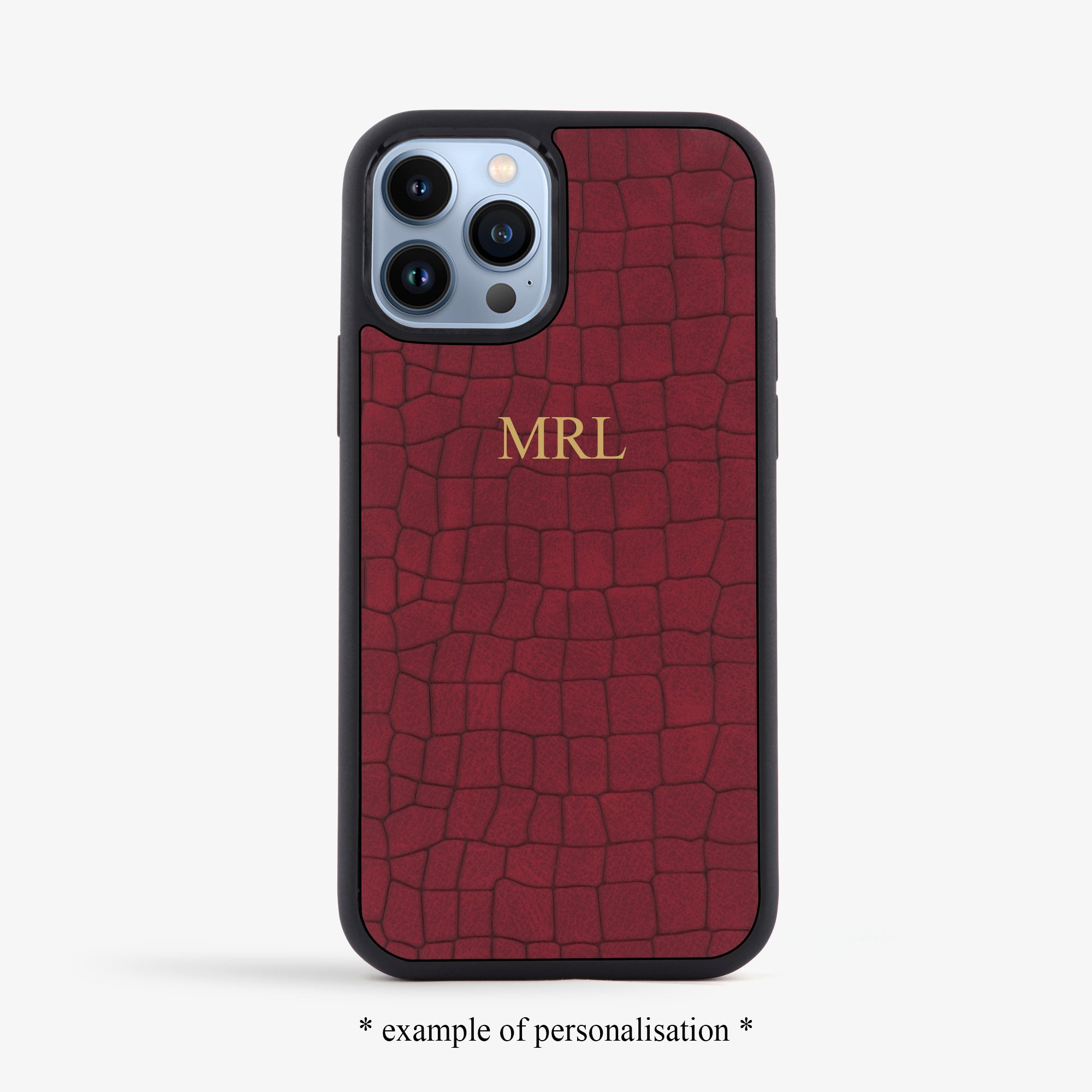 PERSONALISED IPHONE COVER - CROC TEXTURE
