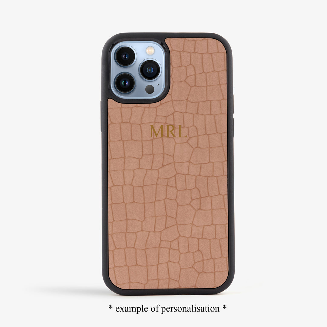 PERSONALISED IPHONE COVER - CROC TEXTURE