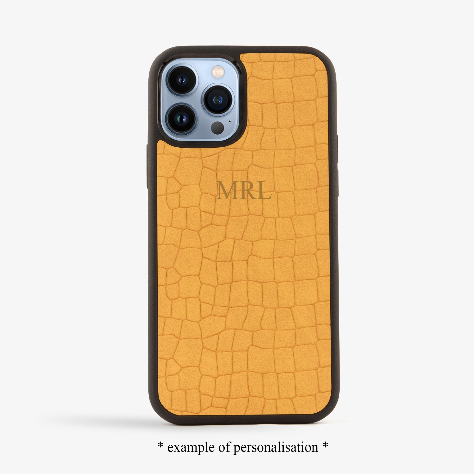 PERSONALISED IPHONE COVER - CROC TEXTURE