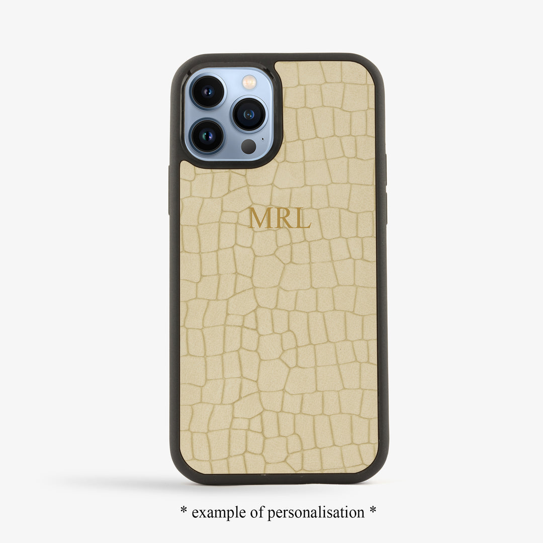 PERSONALISED IPHONE COVER - CROC TEXTURE