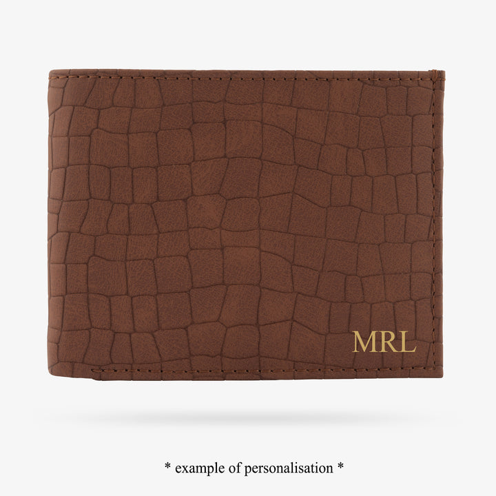 Bifold wallet - CROC Texture