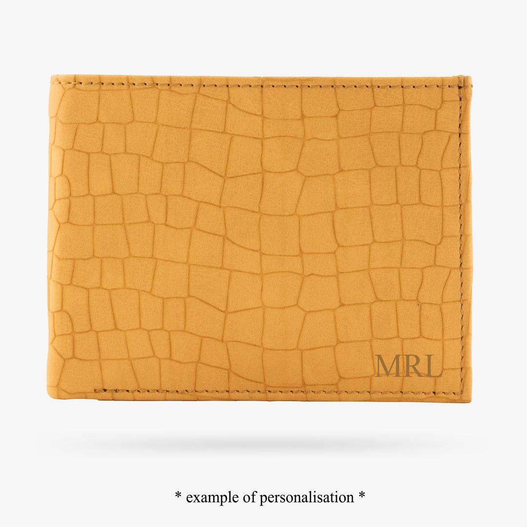 Bifold wallet - CROC Texture