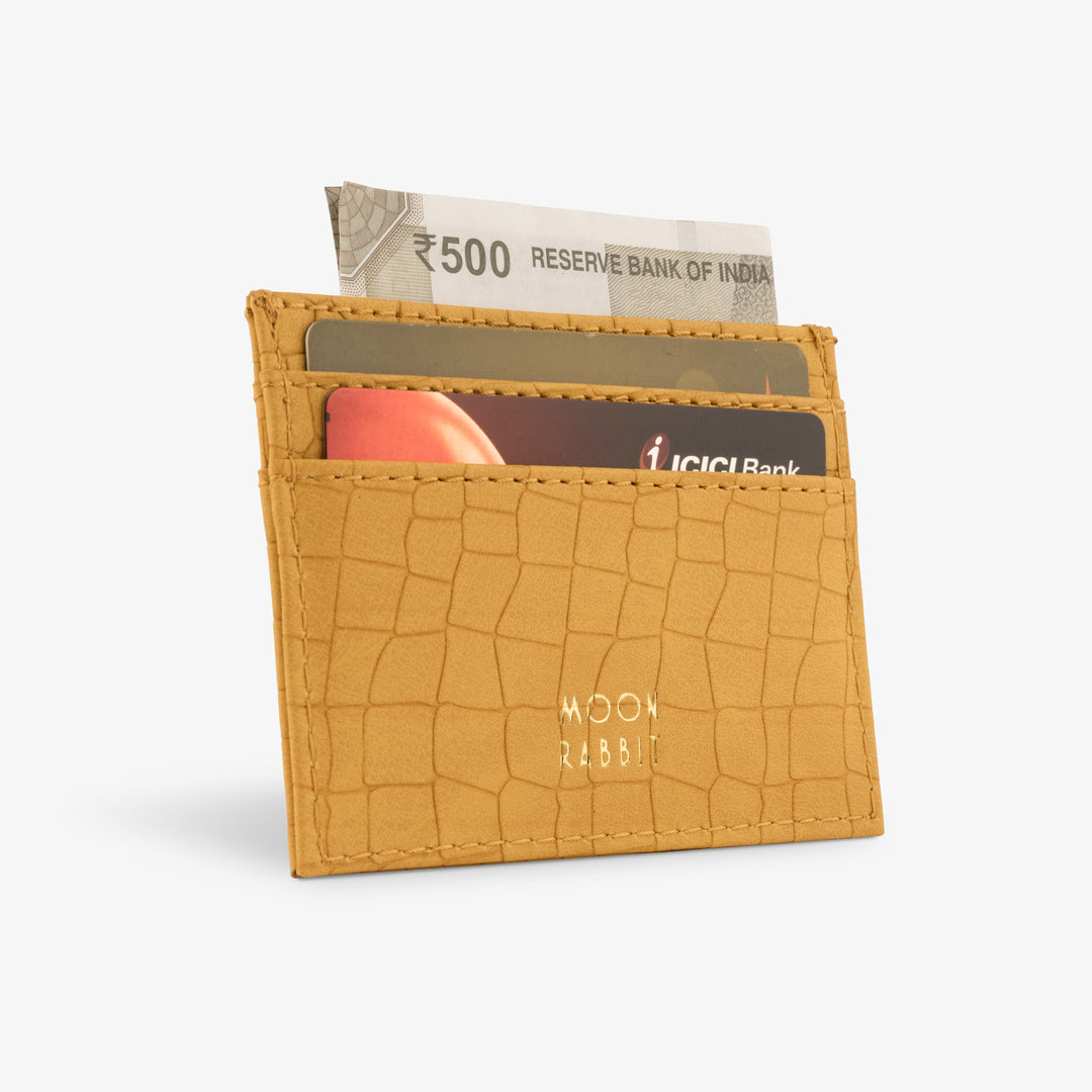 Card Holder - Croc Texture