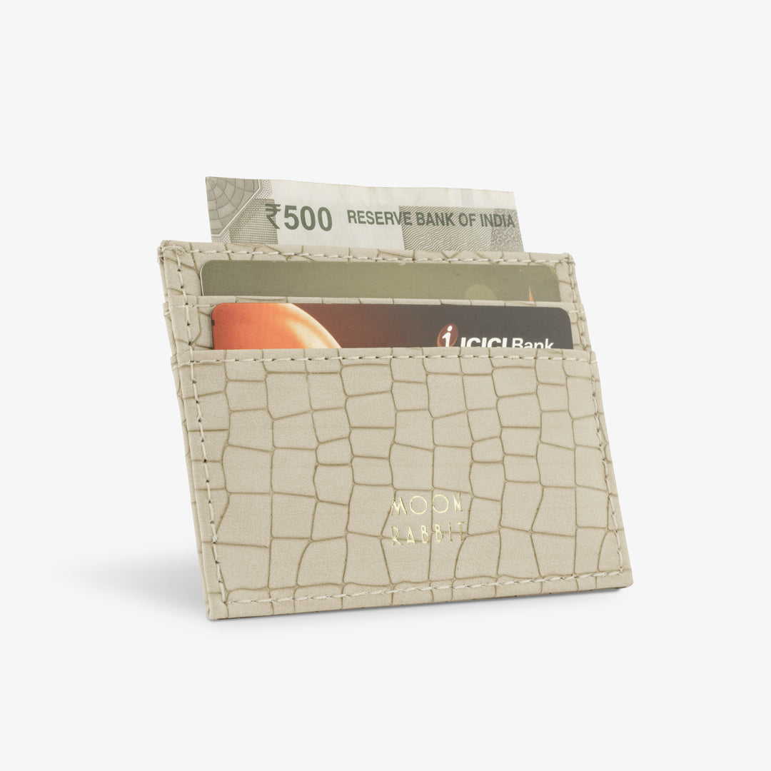 Card Holder - Croc Texture