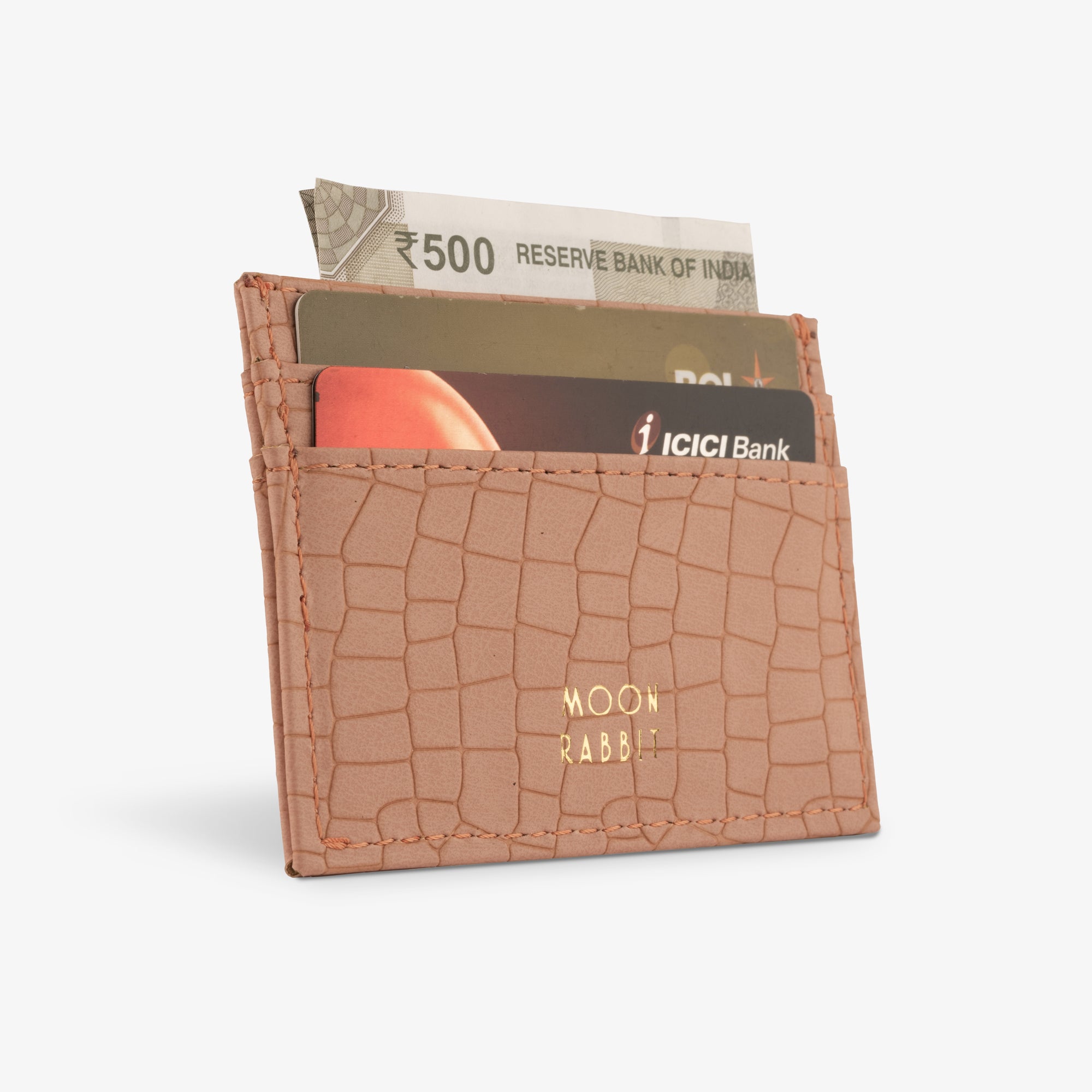 Card Holder - Croc Texture
