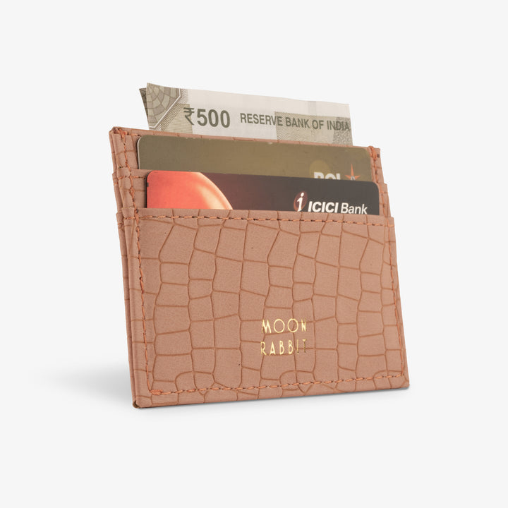 Card Holder - Croc Texture