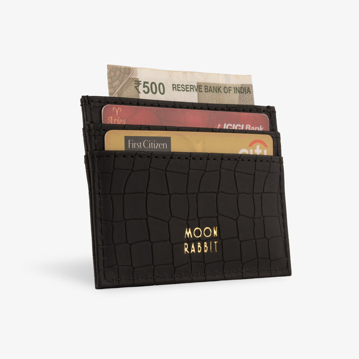 Card Holder - Croc Texture