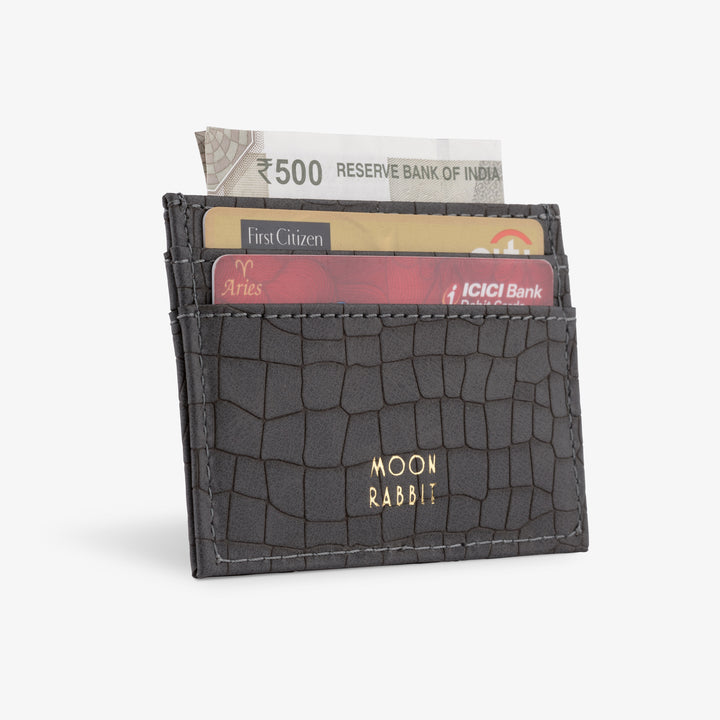 Card Holder - Croc Texture