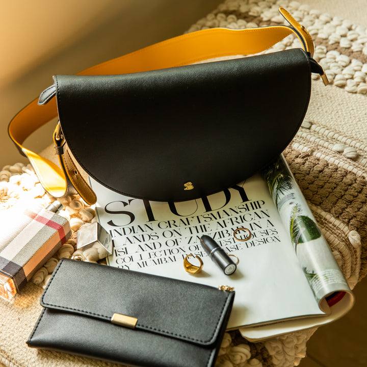 faux leather crossbody bag