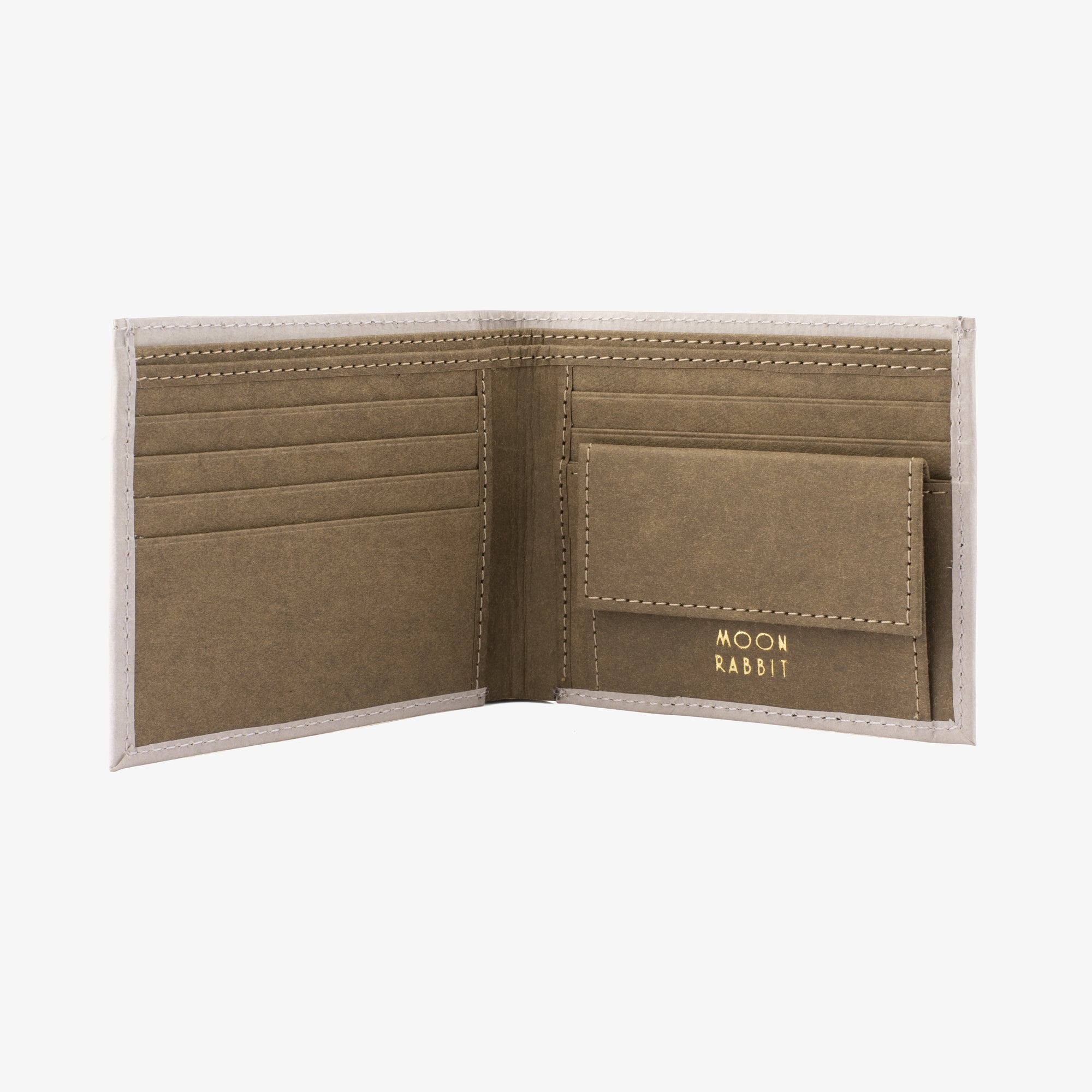 Bifold Wallet - Ice grey / Olive