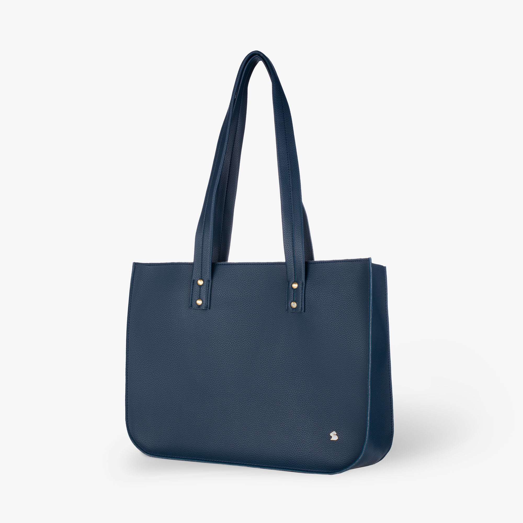 navy blue tote bags with zipper