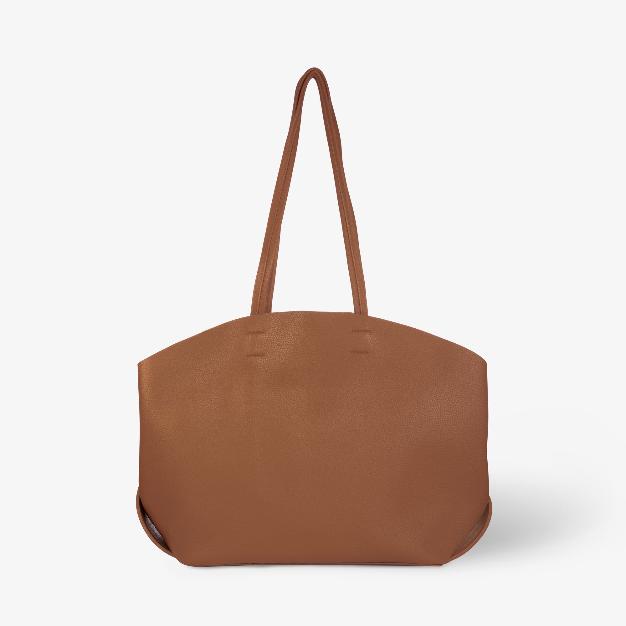 vegan leather tote bag